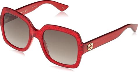 lunette de soleil gucci rouge|monture lunette Gucci femme.